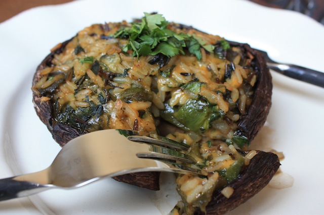 Stuffed Portobello Mushroom