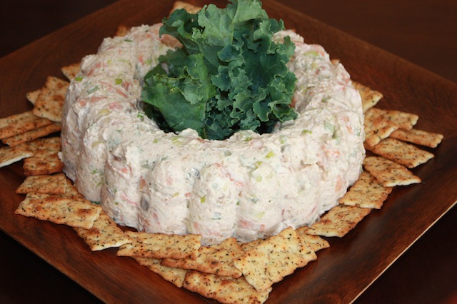 Spicy Shrimp Mold!! #shrimpmold #appetizer #blueplatemayo