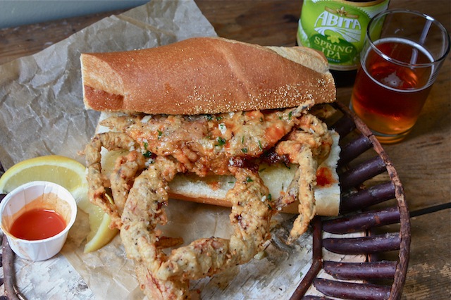 Finger Food Friday: Fried Soft-Shell Crab Poor Boys