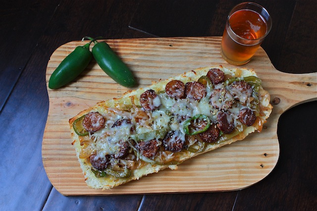 Andouille French Bread Pizza