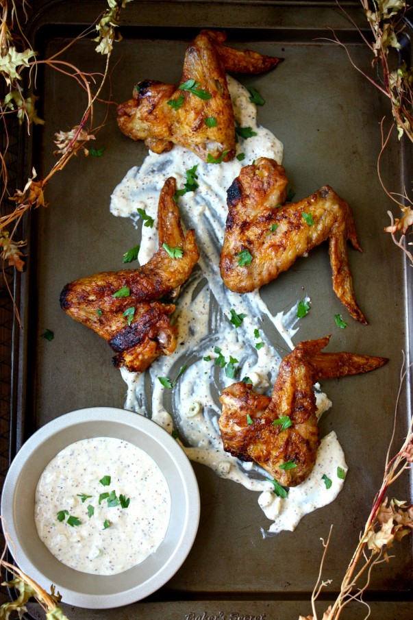 Grilled Chicken with White Remoulade Sauce